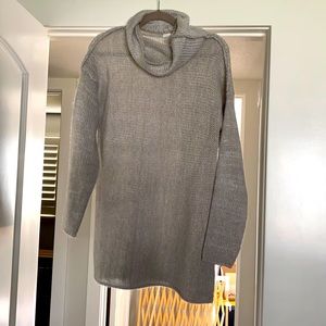 Gray long sweater